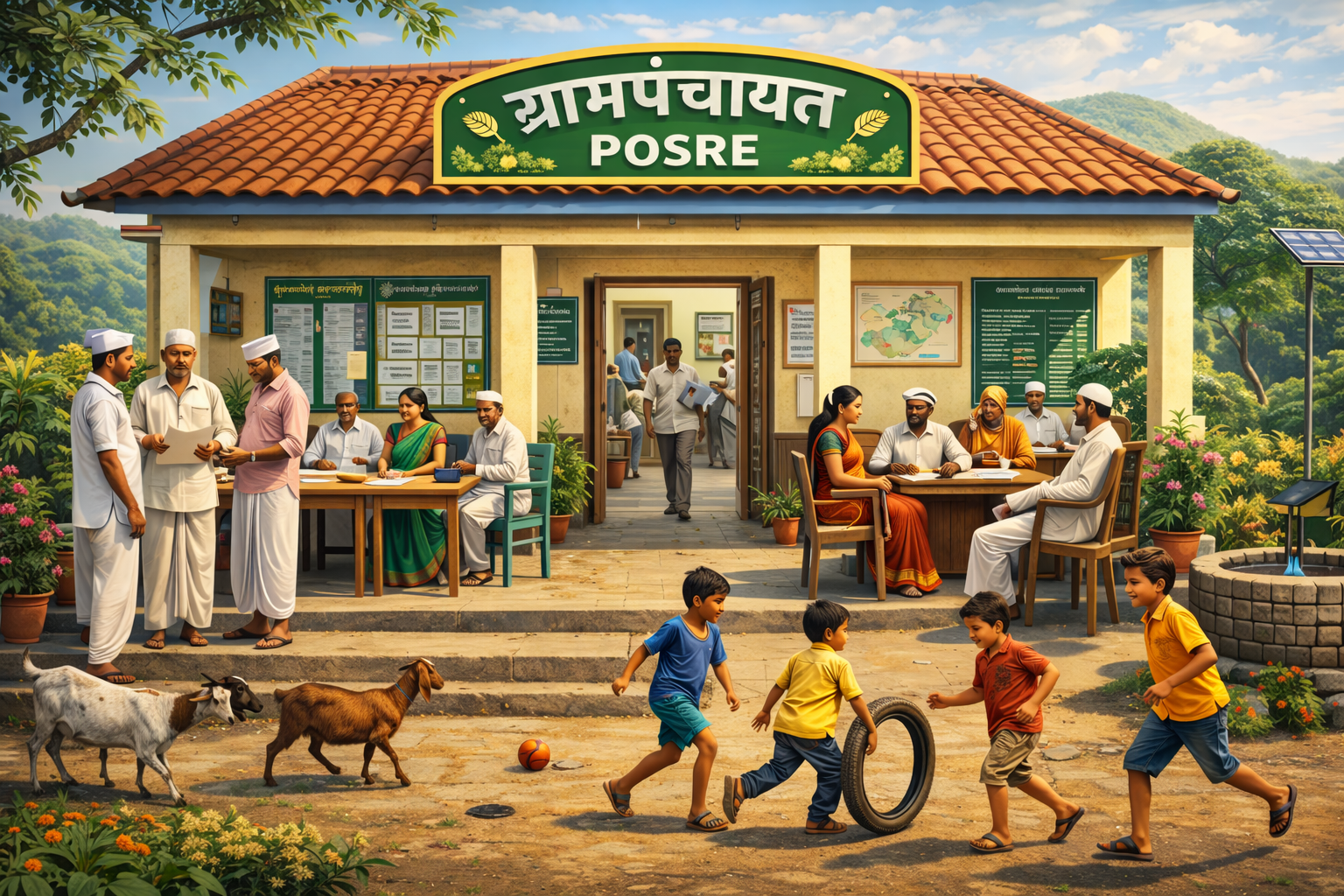 Posre Gram Panchayat Building